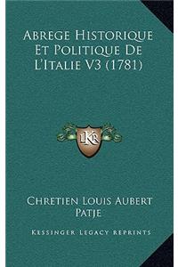 Abrege Historique Et Politique De L'Italie V3 (1781)