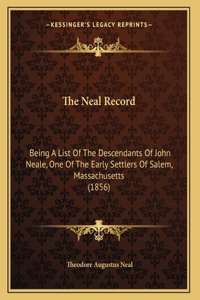 Neal Record