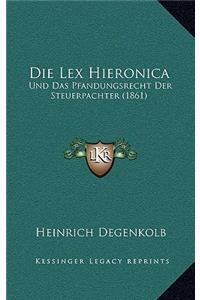 Die Lex Hieronica