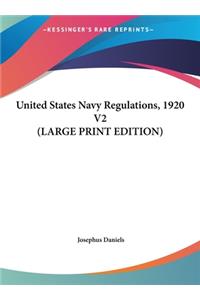 United States Navy Regulations, 1920 V2