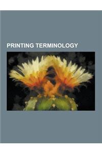 Printing Terminology