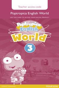 Poptropica English American Edition 3 Teacher's Edition Online World Access Card
