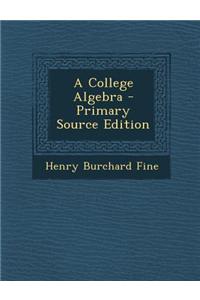 A College Algebra