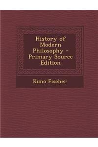 History of Modern Philosophy