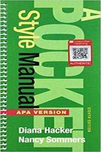 A Pocket Style Manual, APA Version 8e & a Student's Companion to Hacker Handbooks