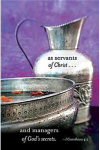 Servants of Christ Scripture Series Bulletin (Pkg of 50)