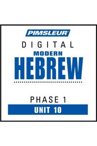 Pimsleur Hebrew Level 1 Lesson 10 MP3