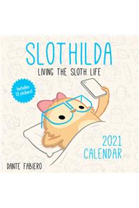 Slothilda 2021 Wall Calendar