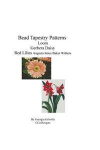 Bead Tapestry Patterns Peyote Gerbera Daisy Red Lilies
