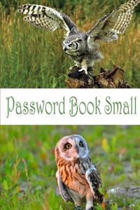 Password Book Small: Password Book Small / Diary / Notebook Owl