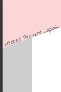 Internet Password Logbook