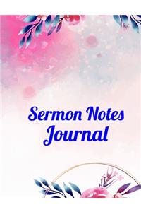 Sermon Notes Journal