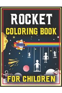 Rocket Coloring Book for Children