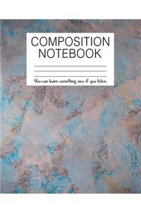 Composition Notebook