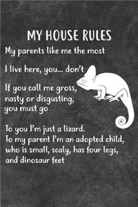 My House Rules Notebook Journal
