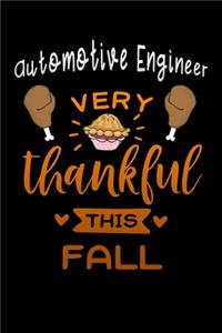 Automotive Engineer very thankful this fall
