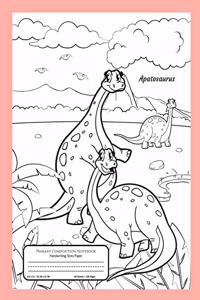 Primary Composition Notebook Handwriting Story Paper