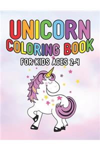 Unicorn Coloring Book for Kids Ages 2-4