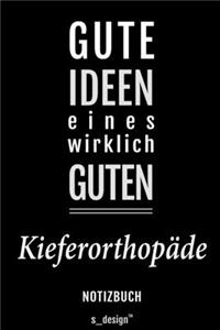 Notizbuch für Kieferorthopäden / Kieferorthopäde / Kieferorthopädin