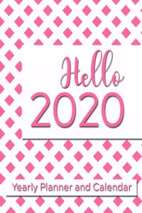 Hello 2020 Yearly Planner and Calendar