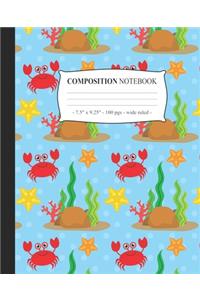 COMPOSITION NOTEBOOK Wide Ruled