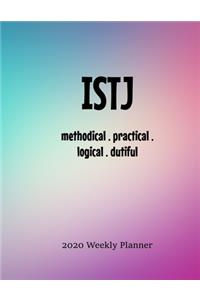 ISTJ Weekly Planner: 2020 ISTJ Myers Briggs Personality Weekly Organizer - HAND-DRAWN DOODLE PLANNER