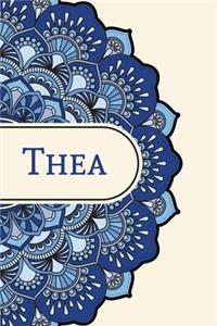 Mandala Notebook with Personalized Monogram Thea