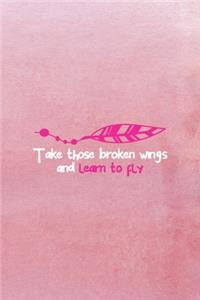 Take Those Broken Wings And Learn To Fly