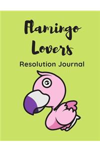 Flamingo Lovers Resolution Journal