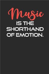 Music is The Shorthand Of Emotion