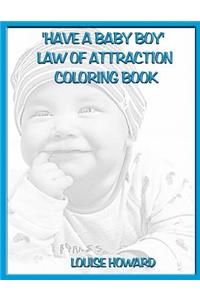 'Have a Baby Boy' Law Of Attraction Coloring Book