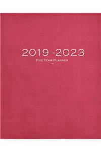 2019-2023 Red Five Year Planner