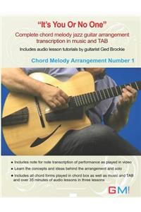 It's You or No One: Complete Chord Melody Jazz Guitar Arrangement in Music and Tab