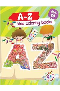 Kids coloring books A-Z