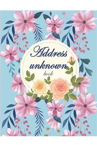 Address unknown book