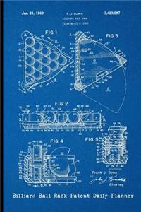 Billiard Ball Rack Patent Daily Planner