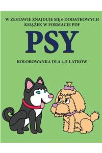 Kolorowanka dla 4-5-latków (Psy)