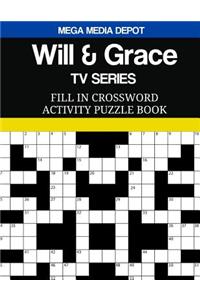 Will & Grace TV Series Fill In Crossword Activity Puzzle Book