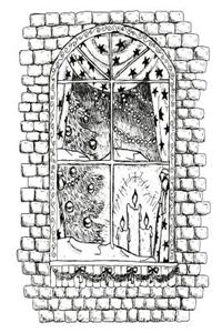 Color My Cover Christmas Journal - Christmas Window