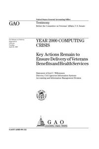 Year 2000 Computing Crisis: Key Actions Remain to Ensure Delivery of Veterans Benefits and Health Services