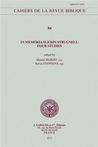In Memoriam John Strugnell