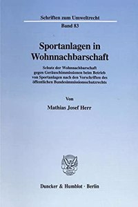 Sportanlagen in Wohnnachbarschaft