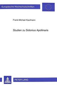 Studien Zu Sidonius Apollinaris