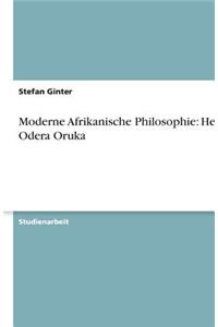 Moderne Afrikanische Philosophie