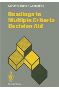 Readings in Multiple Criteria Decision Aid