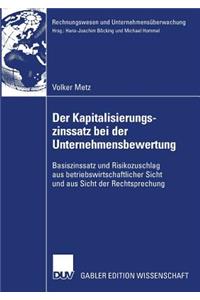 Der Kapitalisierungszinssatz Bei Der Unternehmensbewertung