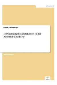 Entwicklungskooperationen in der Automobilindustrie