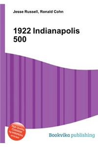 1922 Indianapolis 500