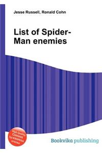List of Spider-Man Enemies