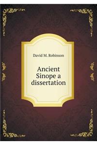 Ancient Sinope a dissertation